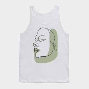 Body Positivity - The Face Line Art Tank Top